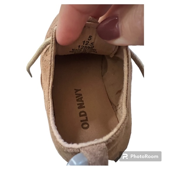 Old Navy NWT toddler boys suede Oxford size 5 - Picture 2 of 3